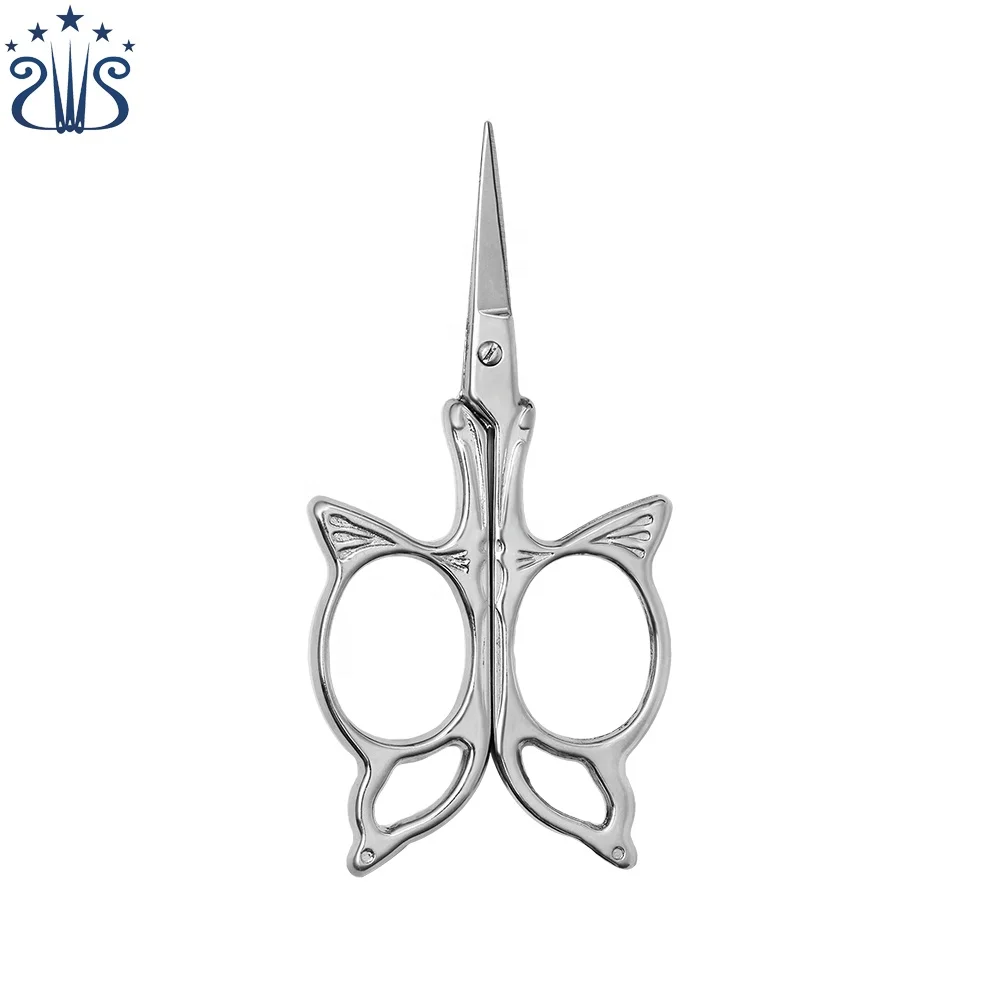 
 Красивые Позолоченные винтажные Мини-Ножницы для вышивки типа бабочки  