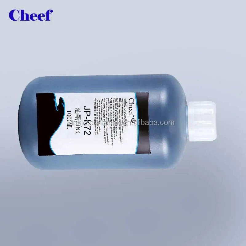 Black Ink JP-K72 for Hitachi CIJ Printing 1000ml - Eco Friendly
