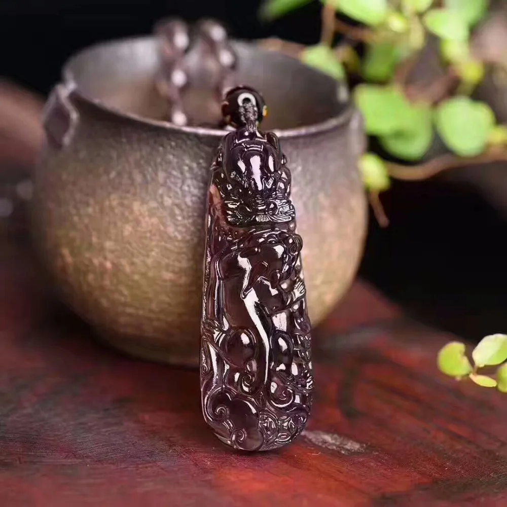 Pixiu,Obsidian Pendant,Dragon 