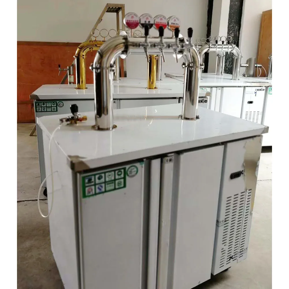 GHO Taps Kegerator for Sale 12 Kegs Draught Beer Dispenser Stainless  Steel Beer Cooler