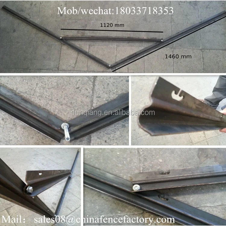 Direct Factory Steel Zinc Coating Table Grape Plantation Vineyard "Y" Shape Grape Open Gable Trellis Poles System