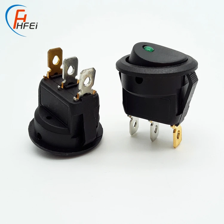 Rocker Switch T120 Round Illuminated Led Light bar Rocker Switch 12v