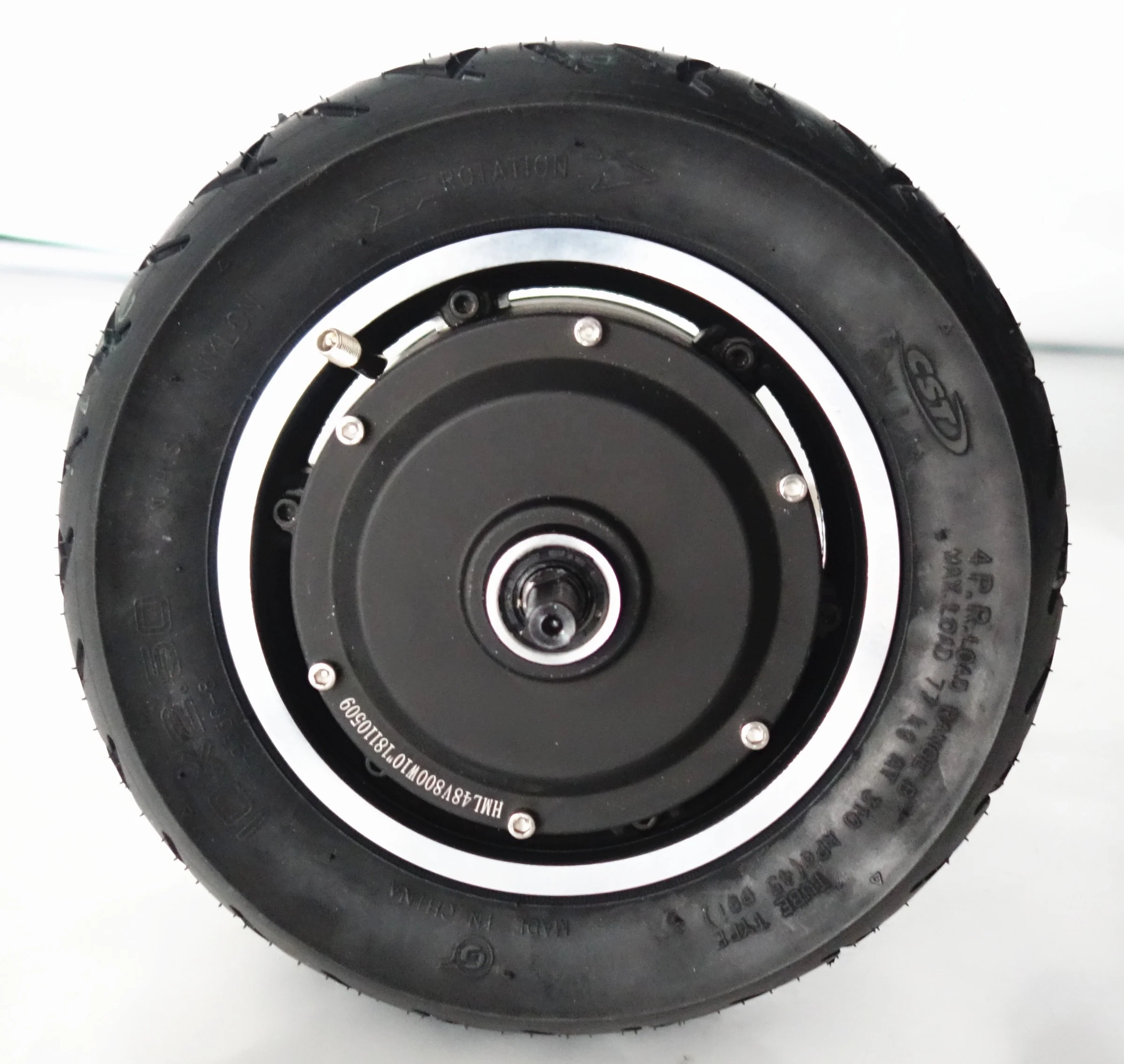 Waterproof Reverse Function 10 Inch 36v 500w Wheel Hub Scooter Motor
