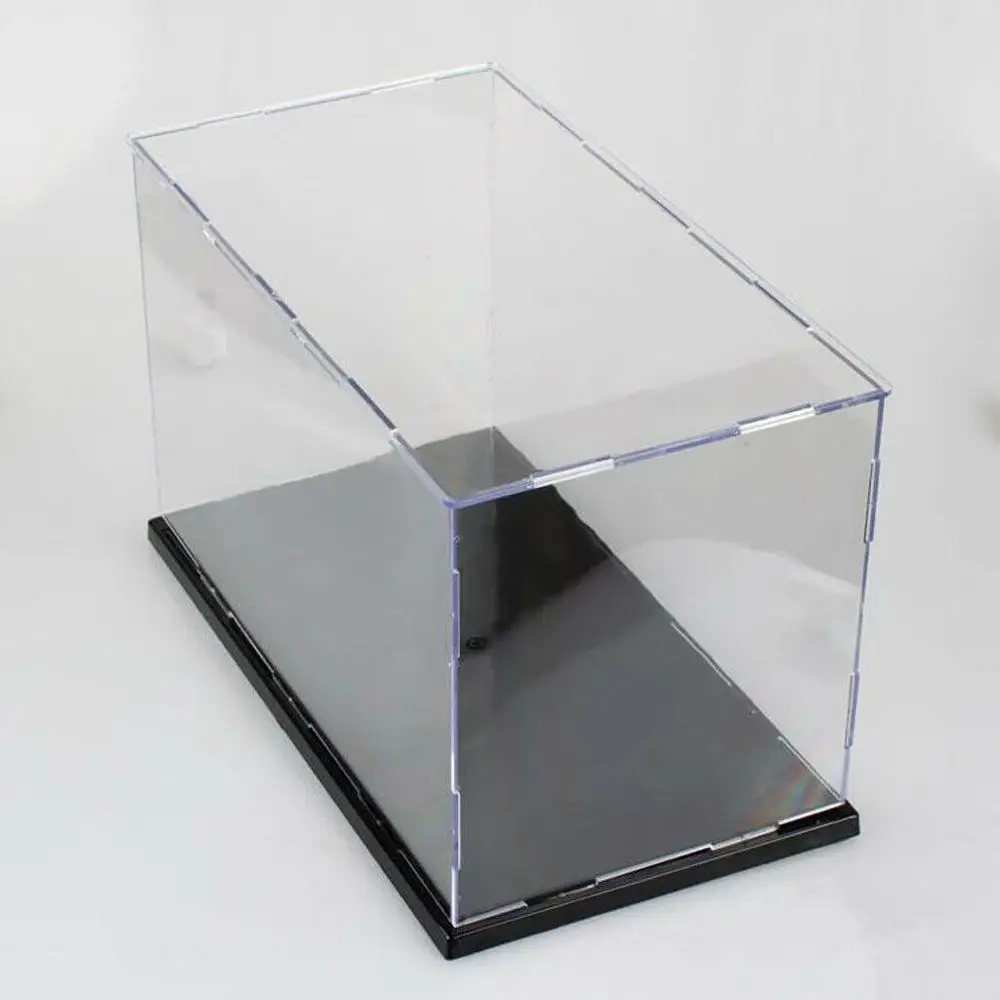 Clear Acrylic Plastic Display Box Case Figures Perspex Dustproof Protection 