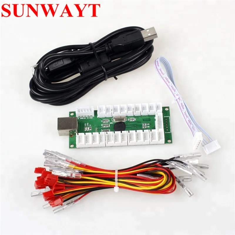 1 Player Arcade Led Encoder Zero Delay USB Encoder Board to PC Joystick Set for Arcade Joystick DIY Kit Controller Part