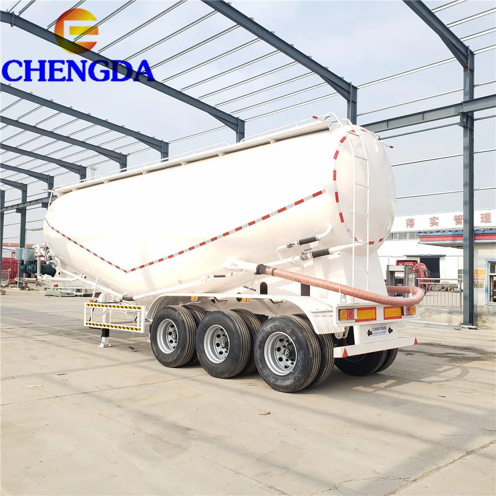 バルクセメントタンクトレーラー 38-58cbm 含む最大積載55,000kg