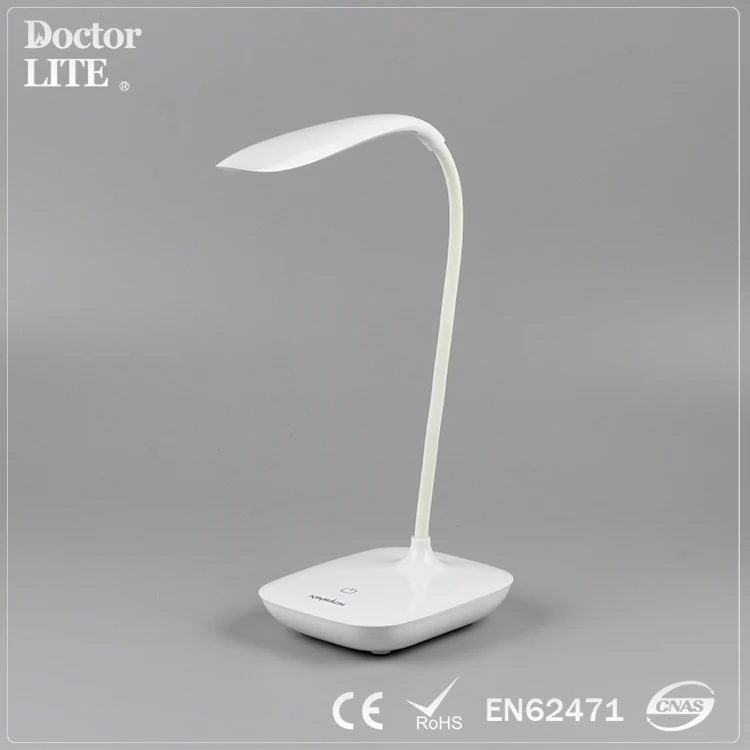 Eye-caring 3 lighting models touch switch flexible night light gooseneck 3aa battery AC powered COB LED desk reading table lamps