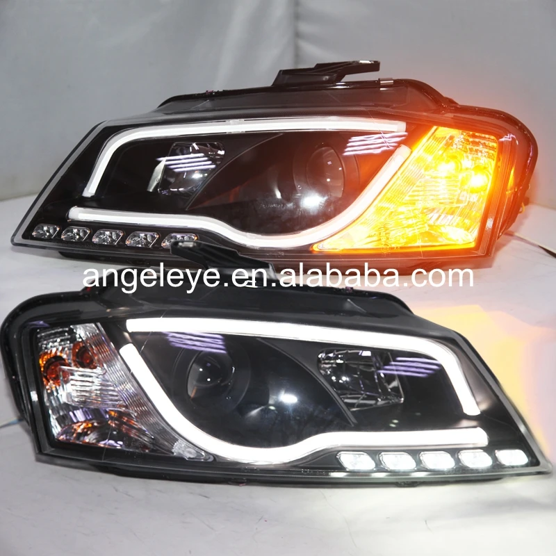 Source For Audi LED Strip Head Lamp with Projector Lens 2008-2012 year Black Housing SN on m.alibaba.com