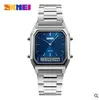Silver Case Blue Dial