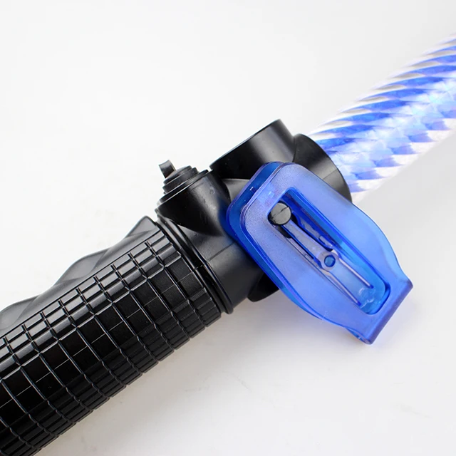 Многофункциональная СВЕТОДИОДНАЯ перезаряжаемая дорожная дубинка красная и синяя из поликарбоната с магнитным