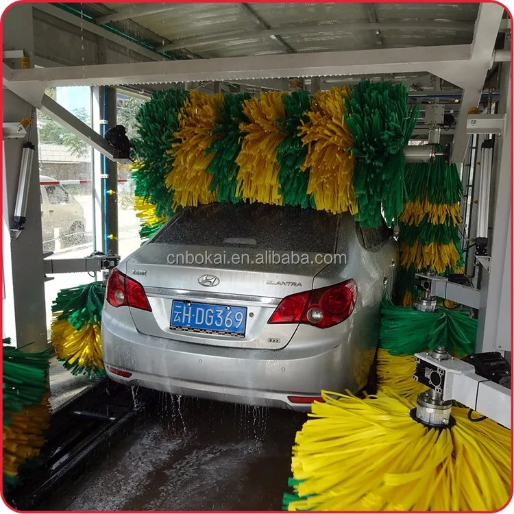 Lavadero De Autos Small Mobile Automatic Tunnel Car Wash Machine for Bridge Material and Car Washer Type Pdq Laserwash 360