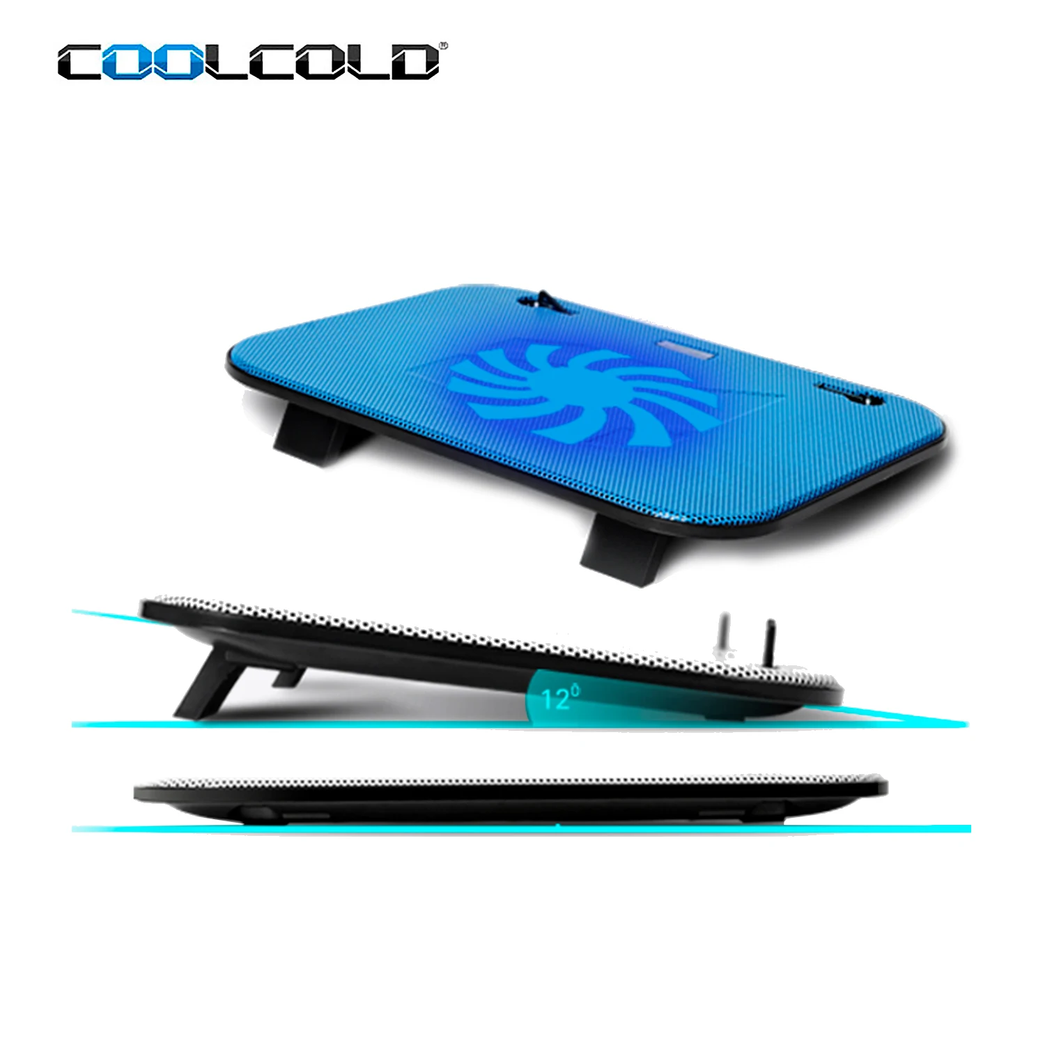 Coolcold Горячая продажа 5v usb ноутбук кулер, портативный супер тонкий 14-дюймовый охлаждающий вентилятор