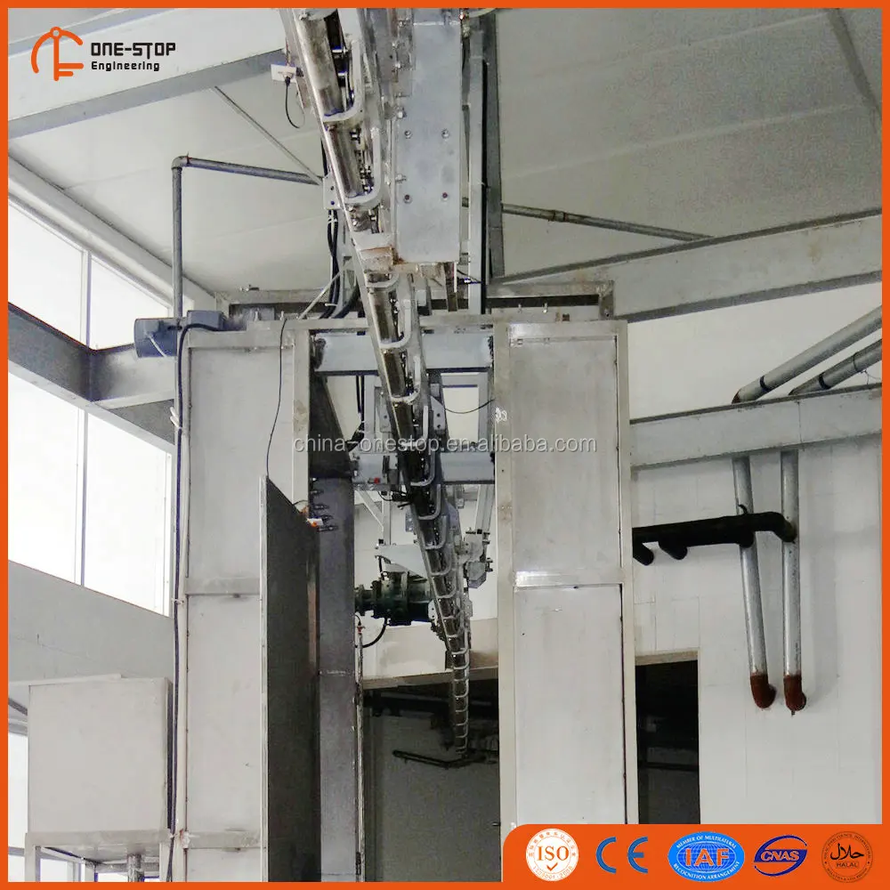 Cattle slaughterhouse line high pressure water spray cattle cleaning machine