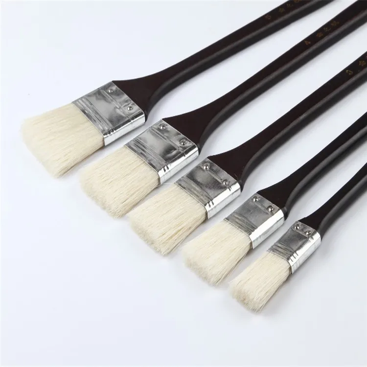 Artist Brush Manufacturer  OEM Custom Food Safe Paint Brush Painting Art Materials Supplies Bristle Hair Painting Artist Brush