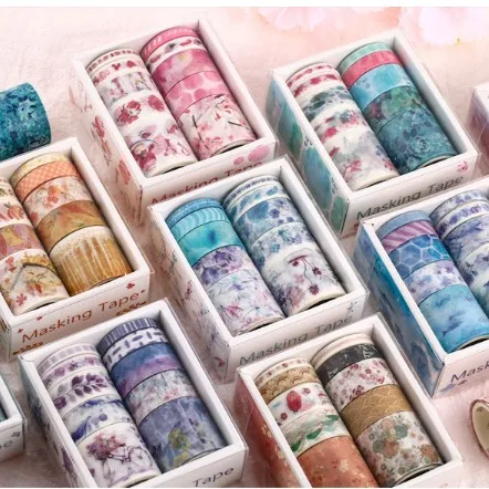 cute washi tape set different designs