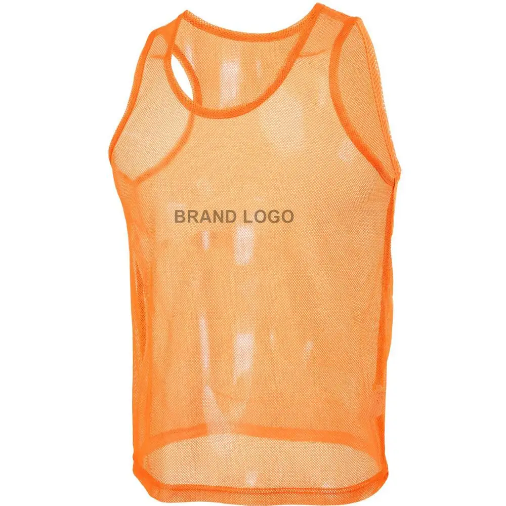 Factory Sports Team Practice Training Vests Sports Soccer Training Bibs China Maker with Mesh Storage Bag for Adults and Kids