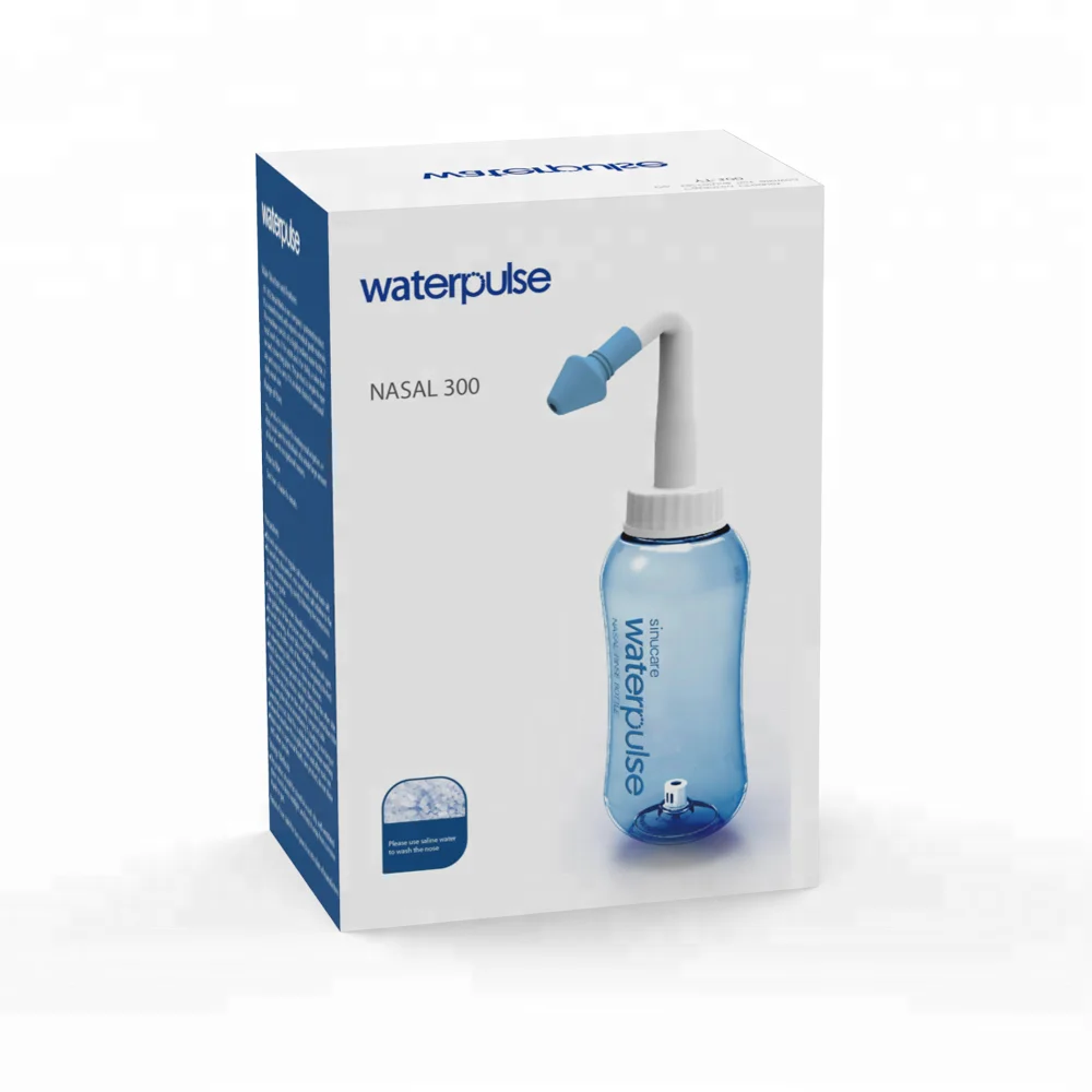 Waterpulse 300ml  Patent Rhinitis Nasal Wash Bottle Neti Pot Nose Cleaner Water Bottles