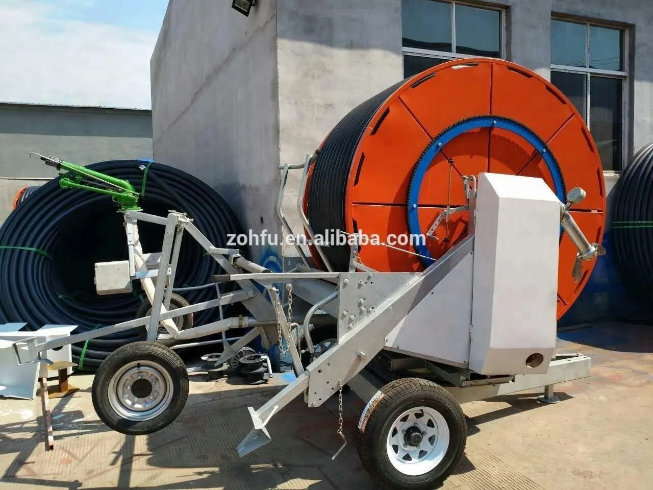 Agricultural Irrigation Machinery With Wheel Hose Reel/irrigation Equipment For Sale Buy