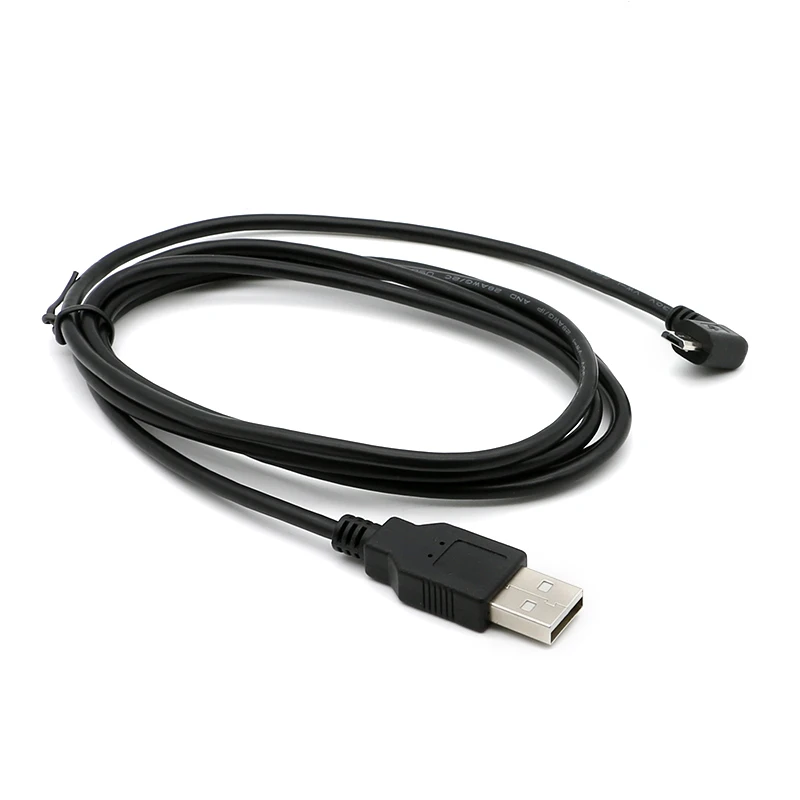 
Маленький экранированный Высокоскоростной USB-кабель 2,0 для зарядки и передачи данных ультратонкий с разъемом А папа на 90 градусов прямоугольный l-образный кабель micro usb 