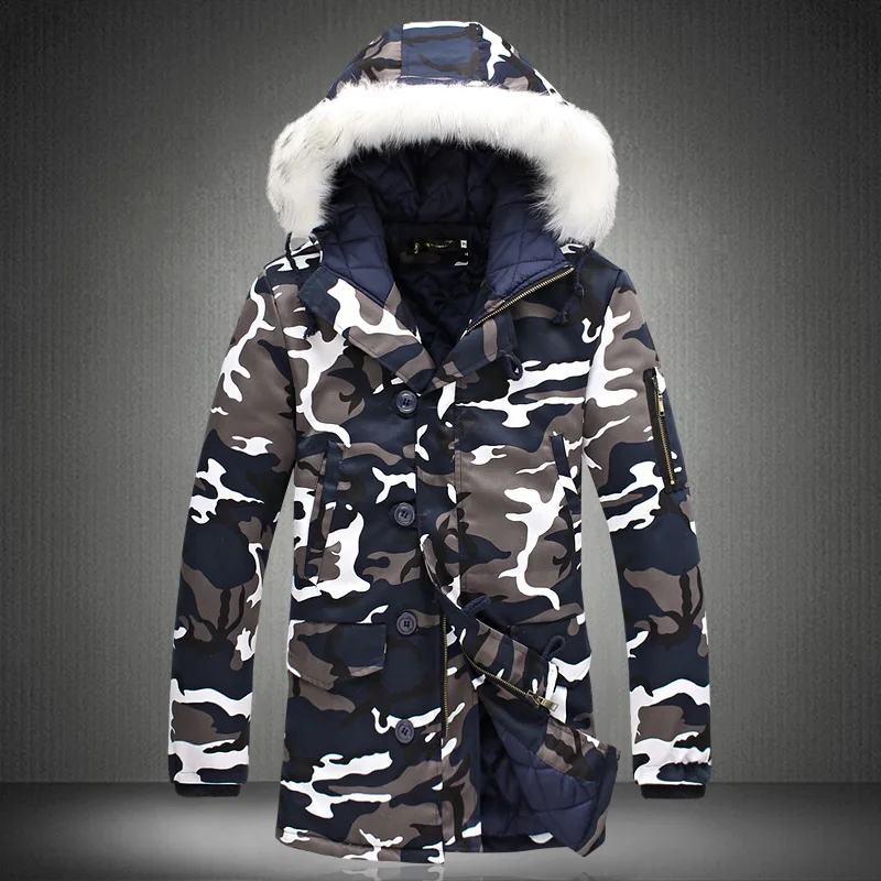 Compra hombres parka militar online al por mayor de China