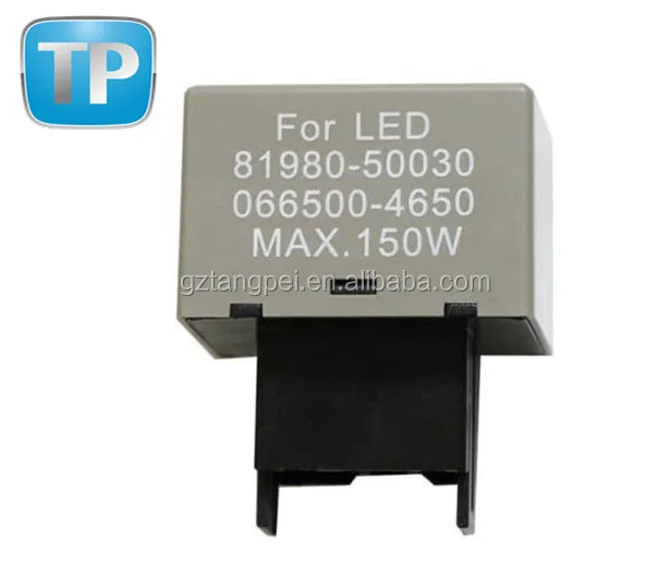 relai LED 8-Pin/Bulb Lampu Sinyal Belok LED untuk Le-xus To-yota Scion OEM 81980-50030 066500-4650
