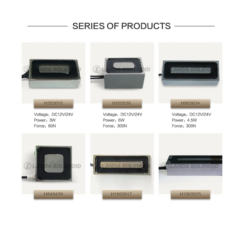 Custom Dc 48v Holding Force 180kg 200kg Rectangular Electromagnet