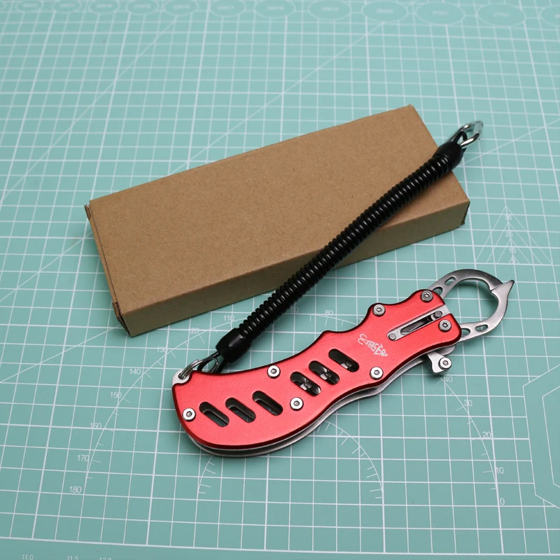 Рыболовные плоскогубцы с ЧПУ челюсти Нескользящая ручка катушки талреп Качество рыболовные инструменты прочный легкий алюминиевый WBL-805 17