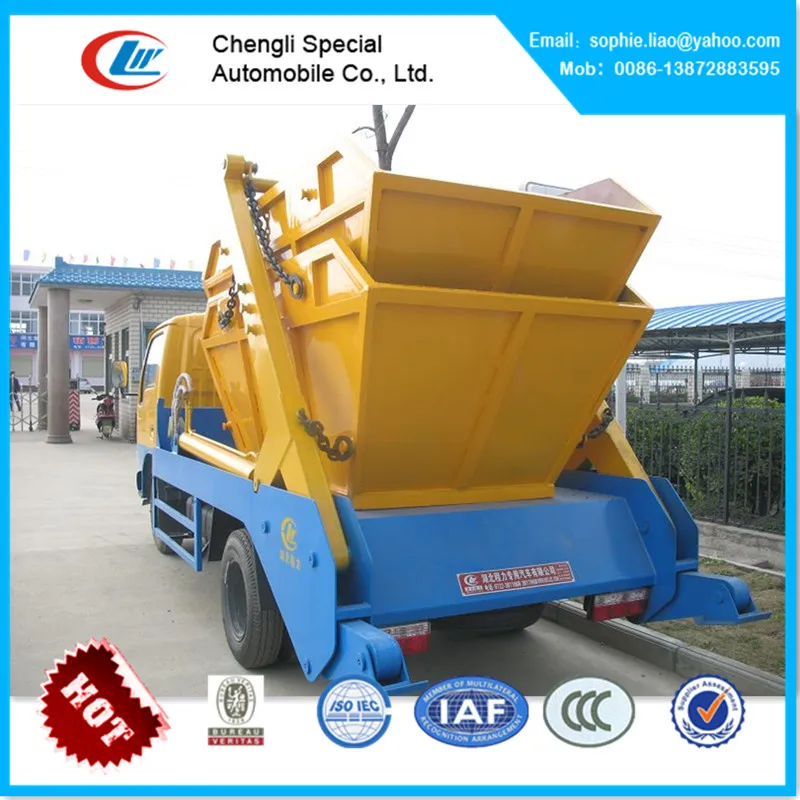 Мусоровоз 4 куб. М dongfeng мусоровоз с поворотным