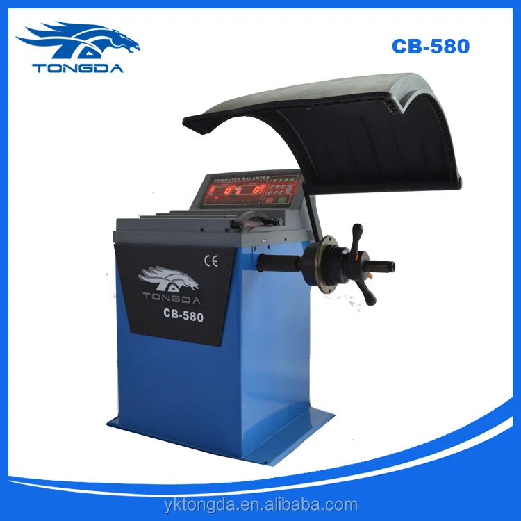 2017 China Manual Wheel Balancer TONGDA CB 580 OPT Balance Function and Self-calibration Program CE Wheel Balancer for Sale