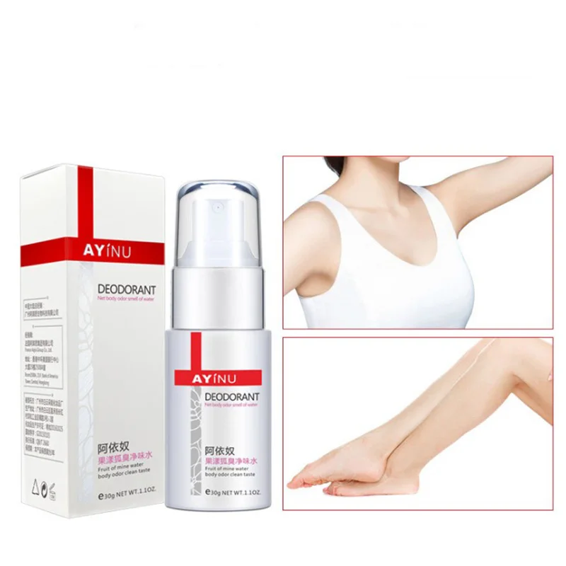 Природный минеральный антизапаховый парфюмерный прозрачный спрей для подмышек от пота и тела