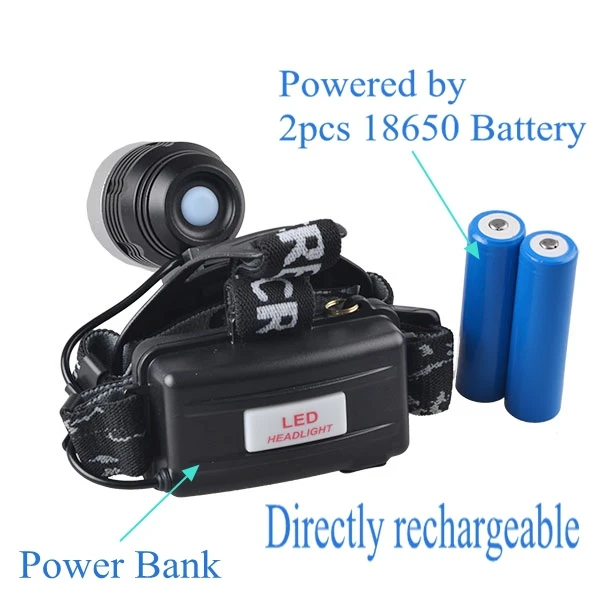 LED Miner Chargeable Headlamp Aluminum LED Coal Miners Headlamp