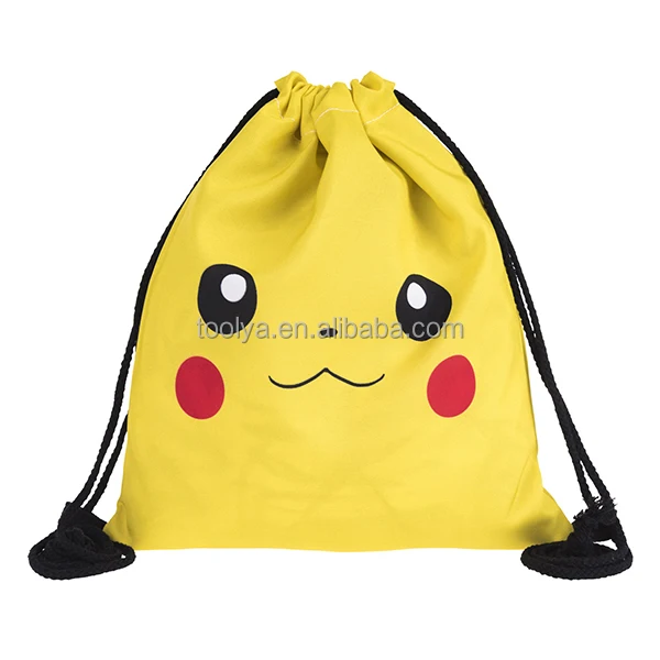 pokemon drawstring bolsa