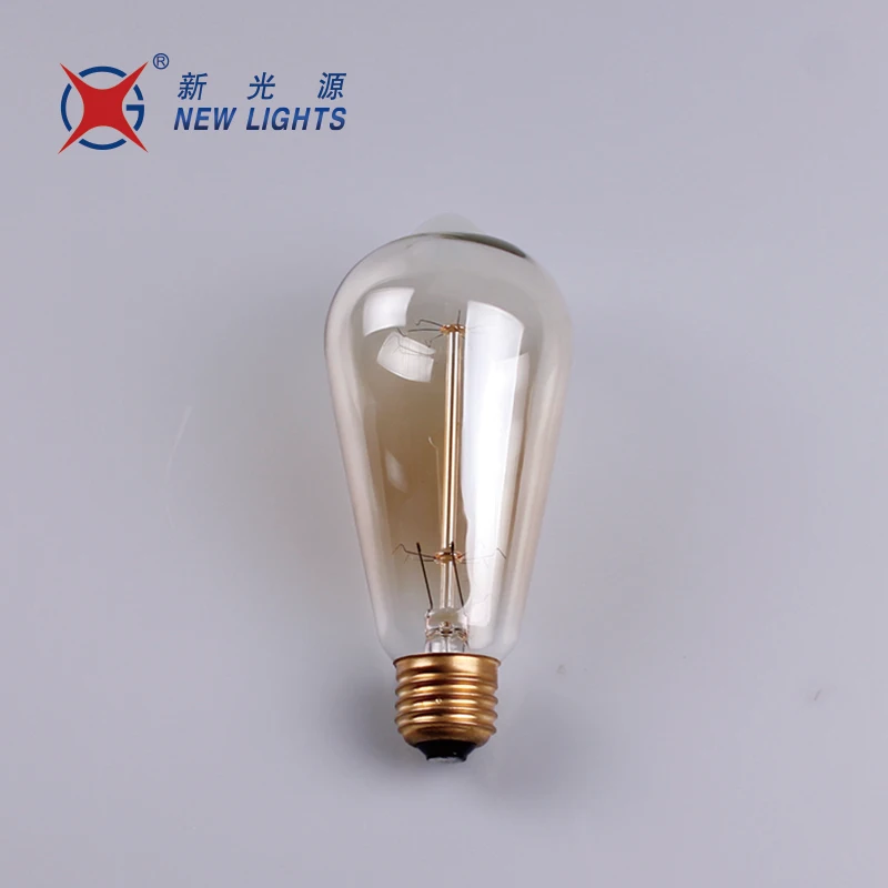 Holiday Christmas decorations antique vintage edison bulb 220v  E27 st8 st64 g95 g125 vintage 40W edison light bulb