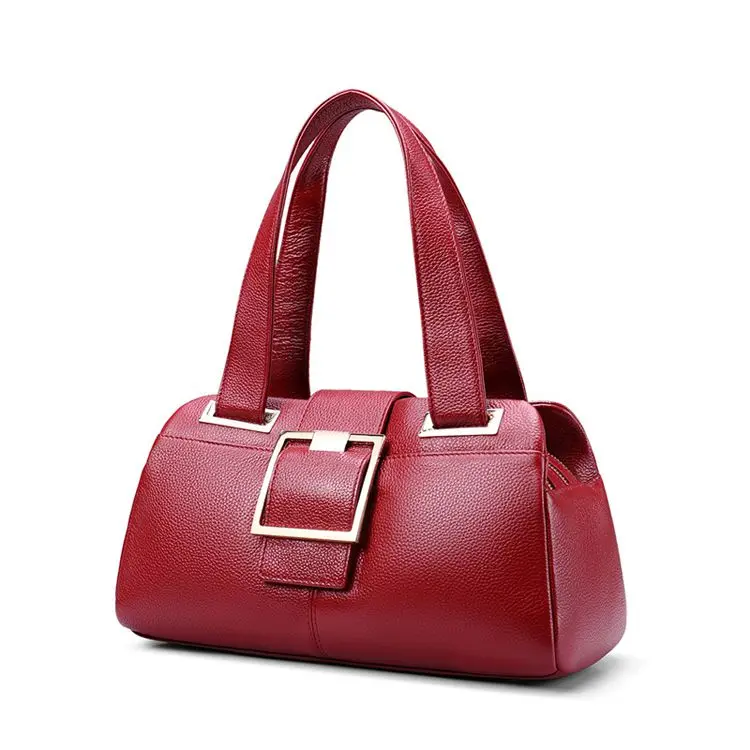 Hong Kong Counter Purchasing Genuine Leather Women's Bag Portable