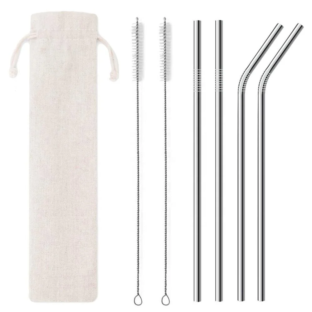 Reusable Stainless Steel Drinking Straw Wholesale With Customized Logo