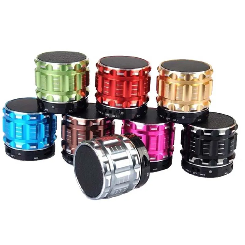 Mini Blue Tooth Speaker LED Portable Wireless Hands Free Speaker With TF USB FM Lot and Music Player for iPhone