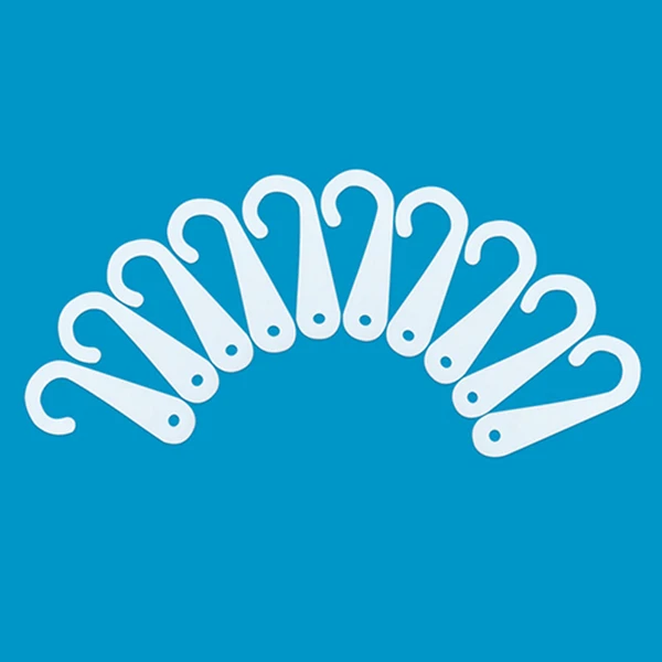 Пластиковые Широкий J крючки для полотенец