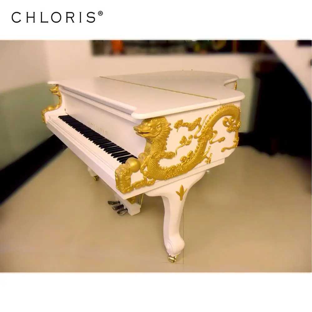 Alibaba.com: CHLORIS SG-186 Antique Design White Grand Piano, Classic ...