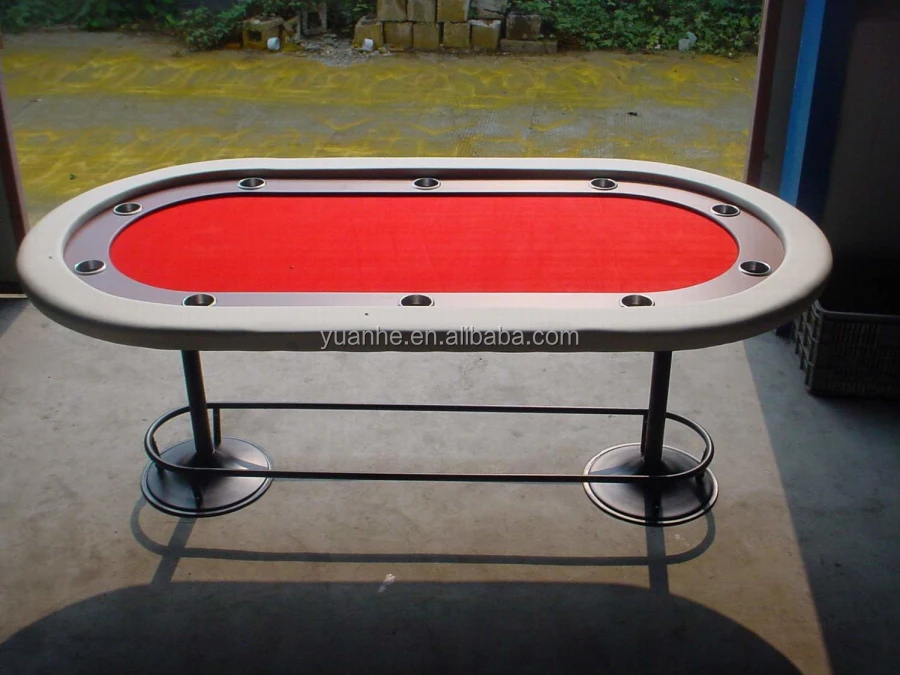 Качественный покерный стол для казино «Техасский Холдем» десять игроков