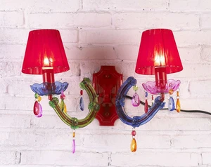 Marie Therese 2 Lights Wall Bracket Gypsy Crystal Wall Lamp Fixtures Outdoor Wall Sconce Lighting