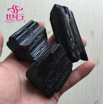 Wholesale natural raw black tourmaline rough for healing stone
