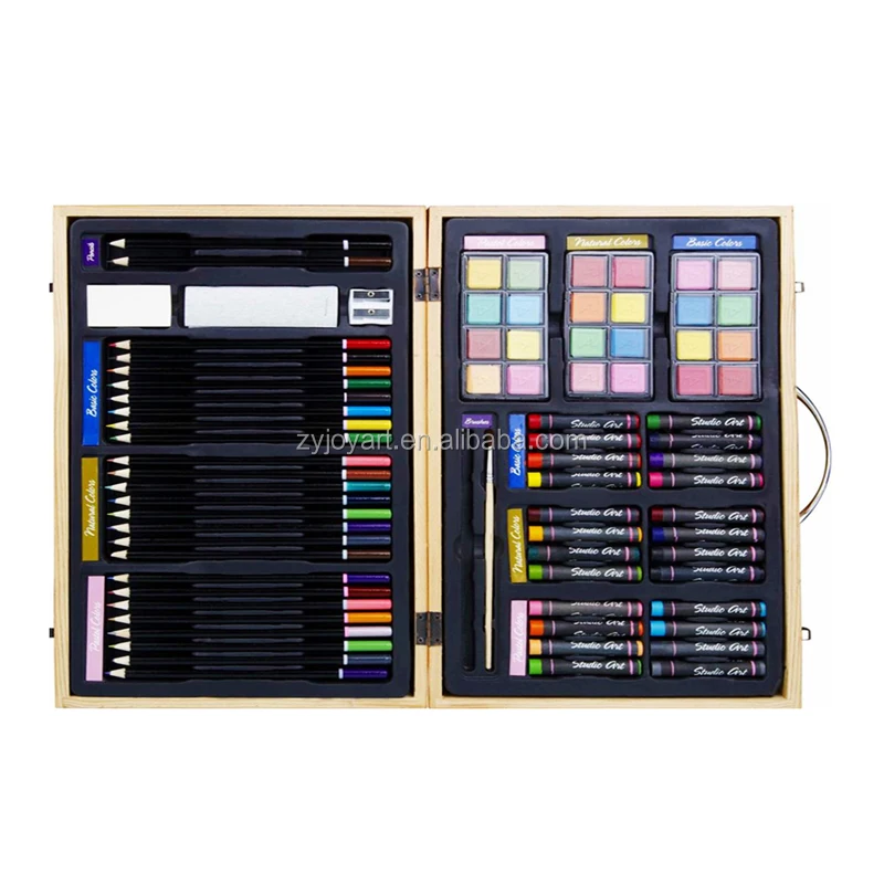 Daurice 80 peice art set with Carrying Case