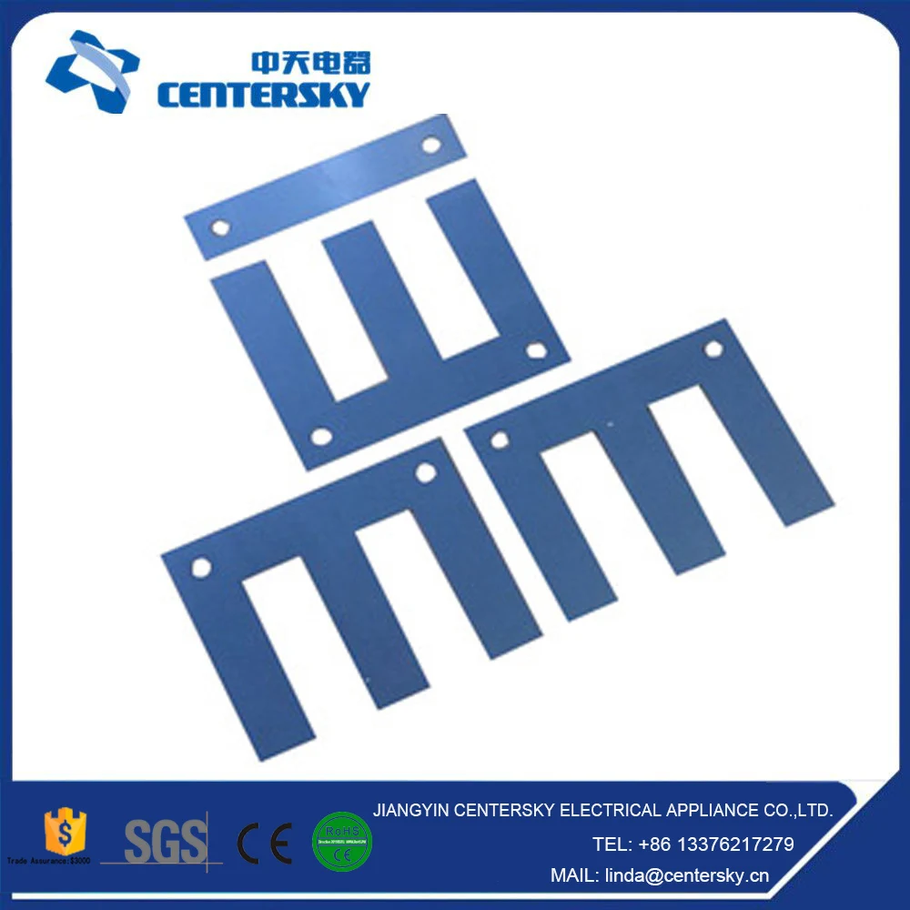 EI Silicon Steel Laminated Transformer Iron Core for Reactor