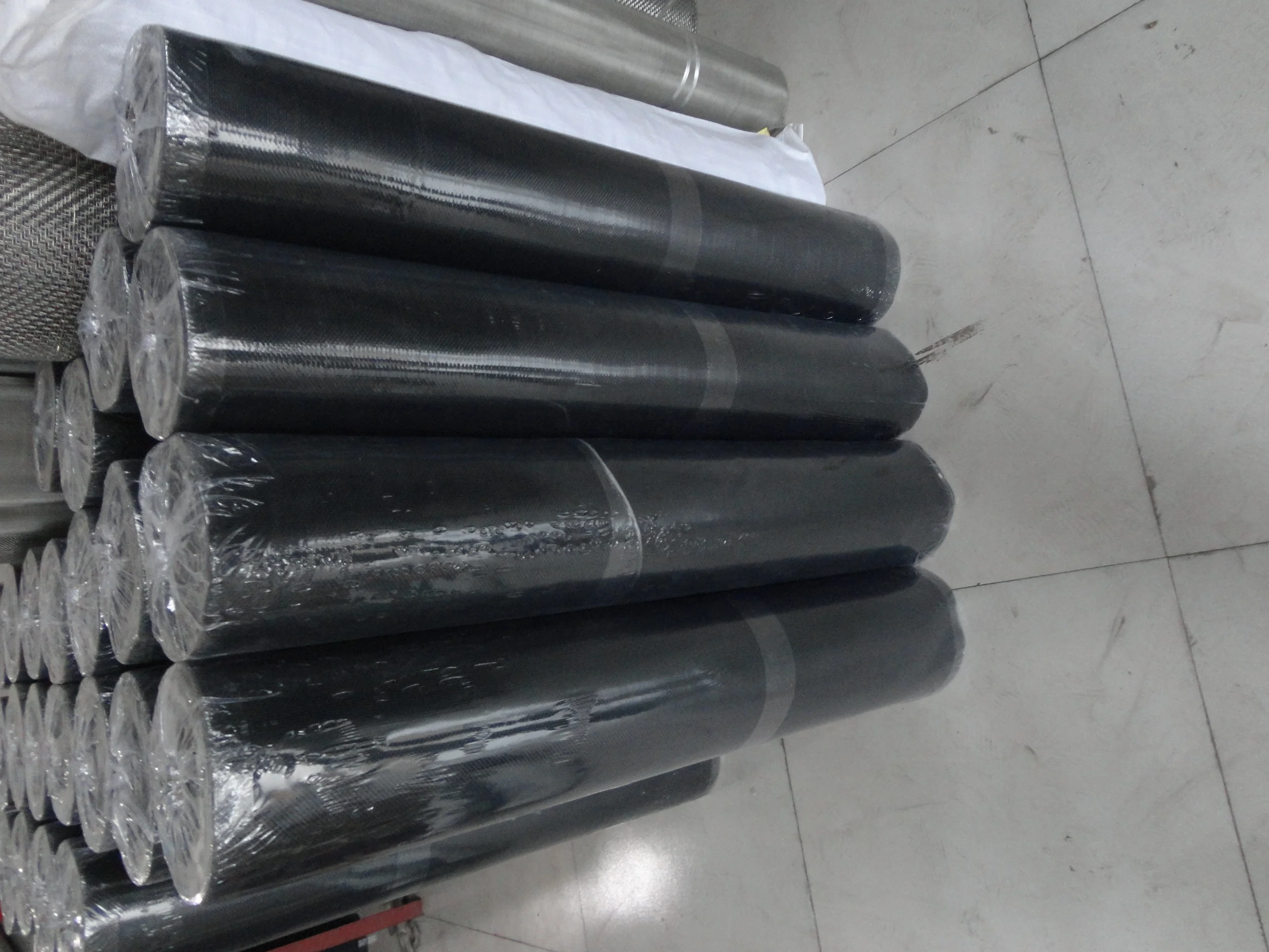 15x11 Mesh Black PVC Coated Polyester Pet Safety Screen Mesh