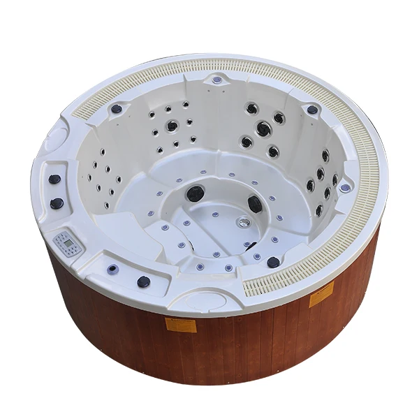 Kingston Pearl White US Acrylic whirlpool Hot Tub Spa Round Premium Hot Tub Spa whirlpool Foot Spa (KGT-JCS-67)
