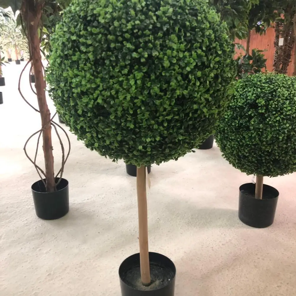 Искусственный УФ шар Самшит Топиар для дома и улицы Декор 90