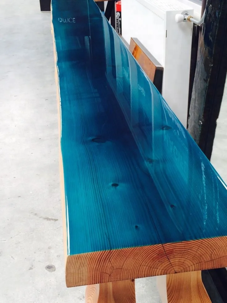 Crystal Clear Bar Table Top Epoxy Resin Coating For Wood Tabletop