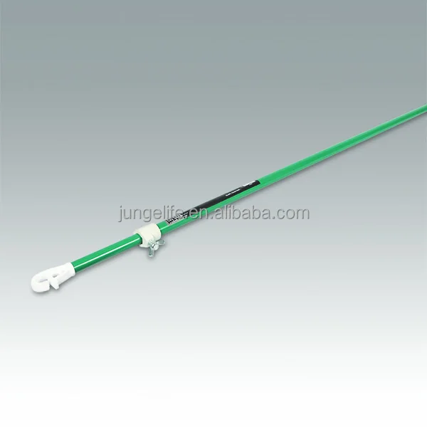 Powder Coating Steel Extendable Clothes Line Prop With Twist Lock