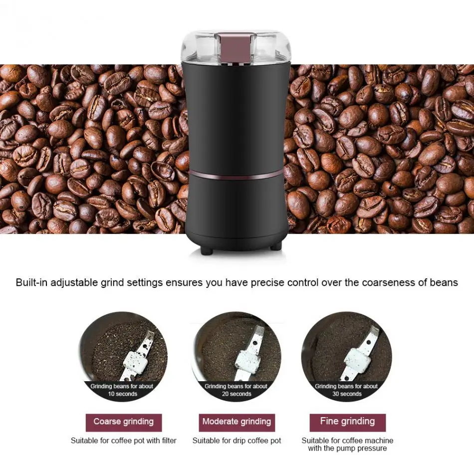 Coffee Grinder Electric Mini Coffee Bean Nut Grinder Coffee Beans