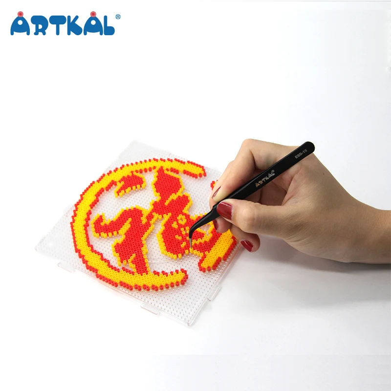 Surgical Tweezers Artkal Fuse Beads Kit 9600pcs Melty Beads With